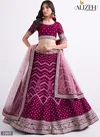 Alizeh Bridal Heritage Premium 1065 Silky Georgette Lehenga Choli Wholesale Online